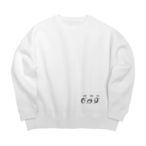 たまごねこぺんぎん コロコロ Big Crew Neck Sweatshirt