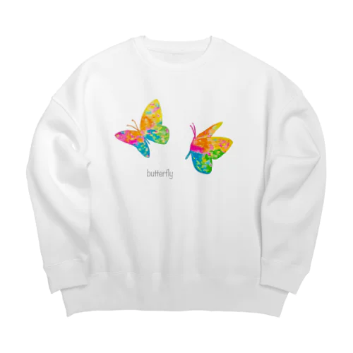 butterfly Big Crew Neck Sweatshirt