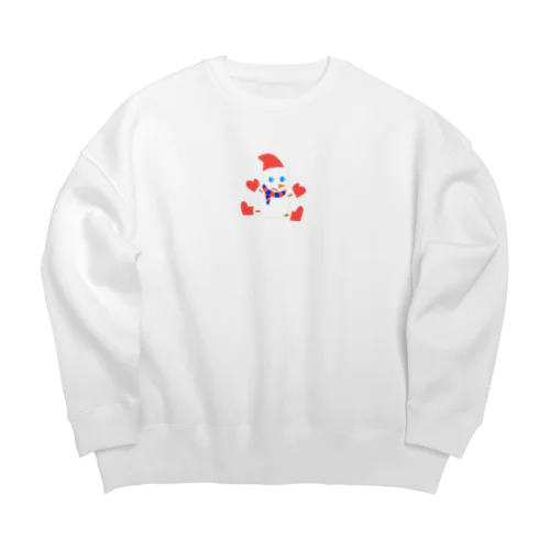 雪だるまくん Big Crew Neck Sweatshirt