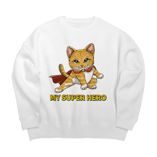 MY SUPER HERO Big Crew Neck Sweatshirt