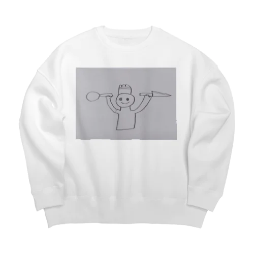 コック君 Big Crew Neck Sweatshirt