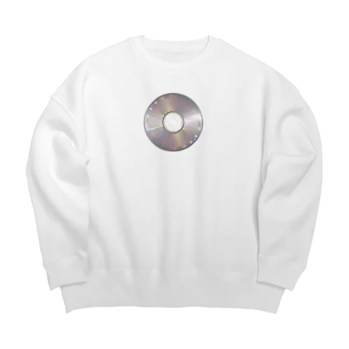 COMPACT DISC Big Crew Neck Sweatshirt