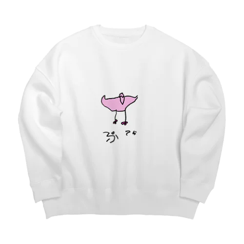 ぷてらシリーズ Big Crew Neck Sweatshirt