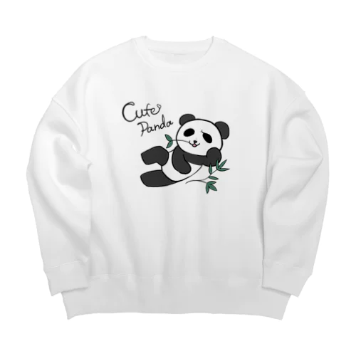 CutePanda Big Crew Neck Sweatshirt