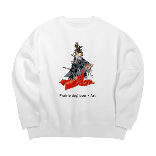 【Prairie dog lover×Art】平家物語 Big Crew Neck Sweatshirt