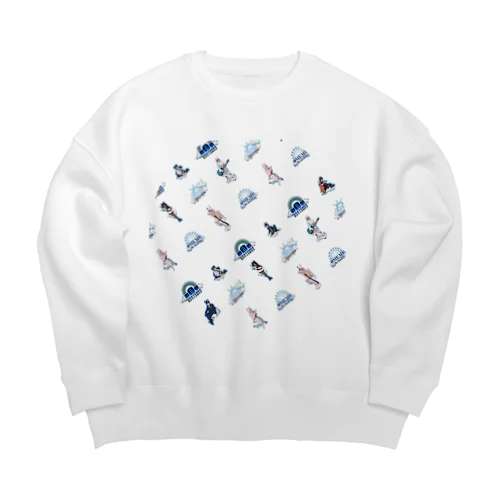 0MEME最高collection Big Crew Neck Sweatshirt
