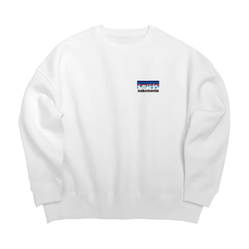 酒マニア ロゴ胸ワンポイント Big Crew Neck Sweatshirt