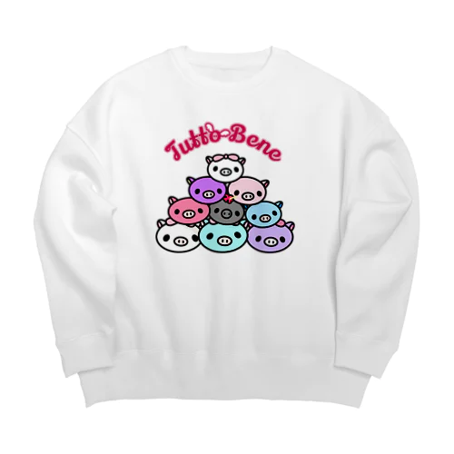 うまくいくよ！ Big Crew Neck Sweatshirt