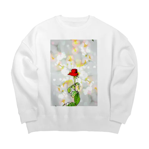 薔薇 Big Crew Neck Sweatshirt