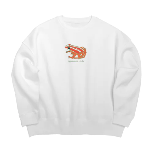 ミイロヤドクガエル Big Crew Neck Sweatshirt