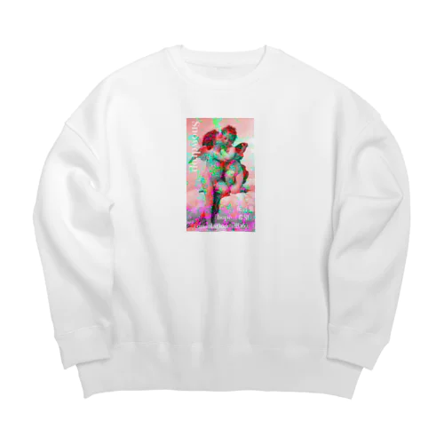 花言葉シリーズ(Snowdrop) Big Crew Neck Sweatshirt