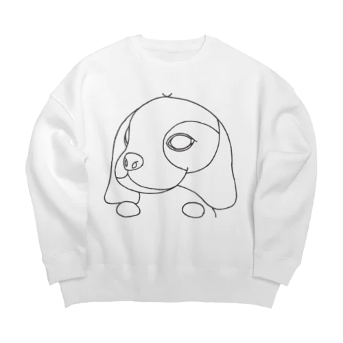 現代アートいっくん Big Crew Neck Sweatshirt