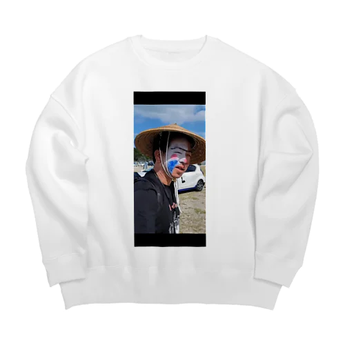 大人気！お昼寝チョンダマン😆 Big Crew Neck Sweatshirt