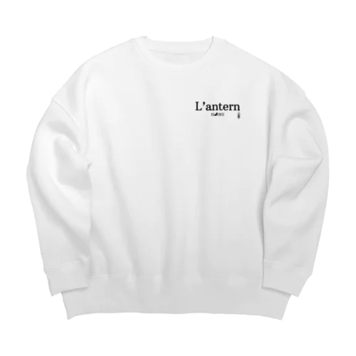 L'anternHOME-text Big Crew Neck Sweatshirt