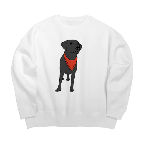 Labradorごん Big Crew Neck Sweatshirt