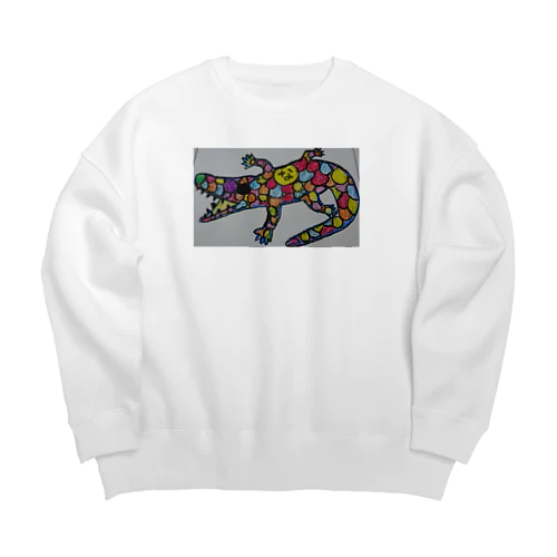 ワニ・ドット Big Crew Neck Sweatshirt