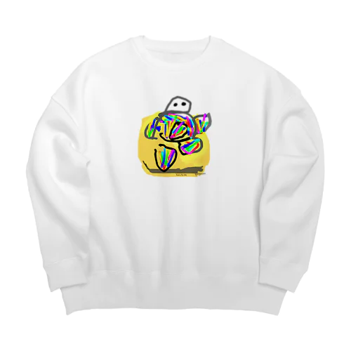 夢ときぼうをのせて Big Crew Neck Sweatshirt