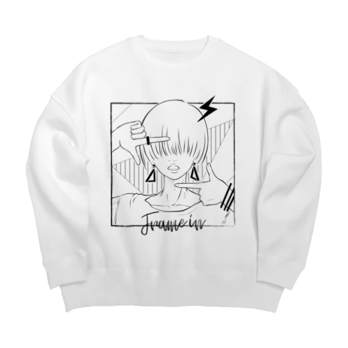 Frame in Big Crew Neck Sweatshirt