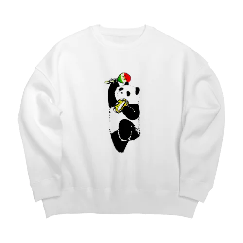 PARTY TIME パンダ Big Crew Neck Sweatshirt