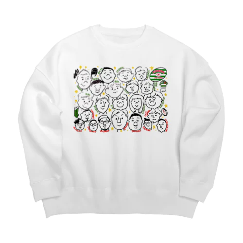 伊都５年 Big Crew Neck Sweatshirt