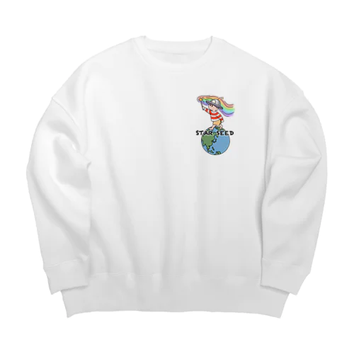 STARSEED Big Crew Neck Sweatshirt