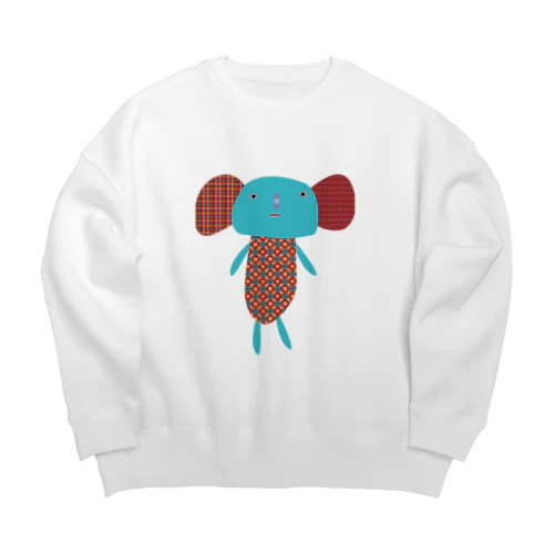 こあらさん Big Crew Neck Sweatshirt