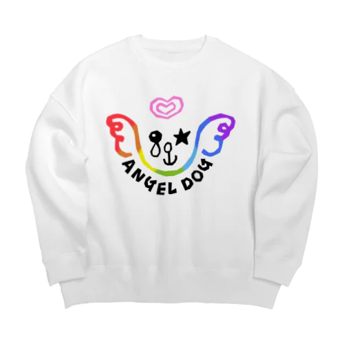ANGEL DOG Big Crew Neck Sweatshirt