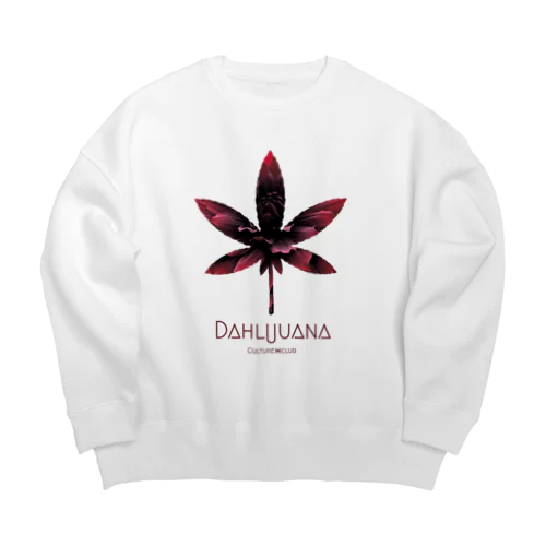 [ Culture Club ] Dahlijuana OverSized SWEATSHIRT Big Crew Neck Sweatshirt