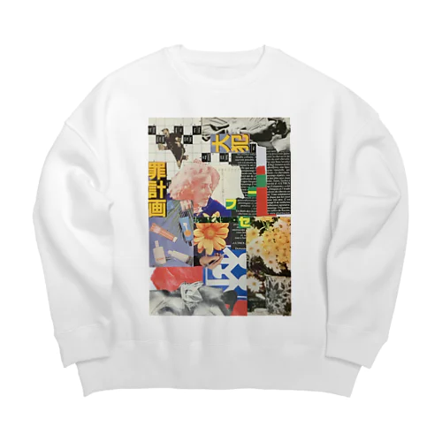 コラージュ Big Crew Neck Sweatshirt