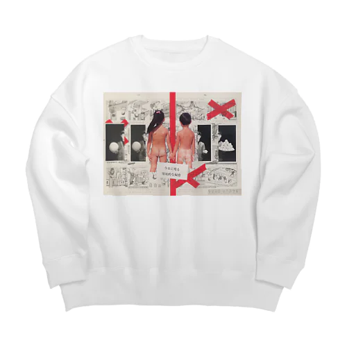 ネバーランド（ design: kohei itatani） Big Crew Neck Sweatshirt