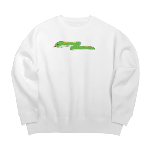 へびちゃん Big Crew Neck Sweatshirt