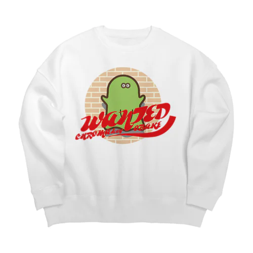 ウォンテッド!クロマキーおばけ Big Crew Neck Sweatshirt