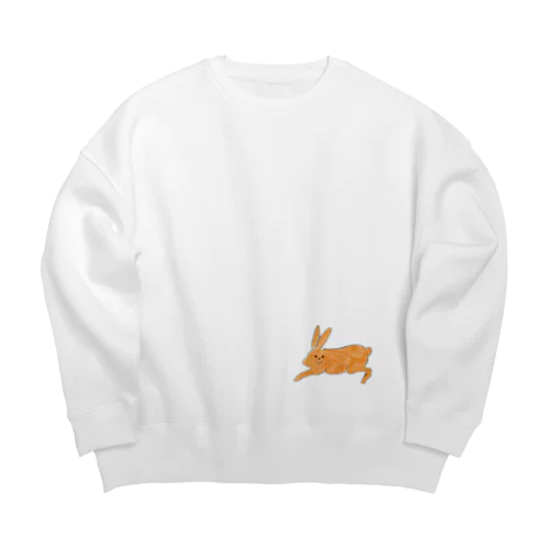 アイシングまちがえたクッキーうさぎ Big Crew Neck Sweatshirt