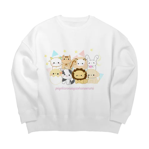 ぴよ森グッズ公式アイテム Big Crew Neck Sweatshirt