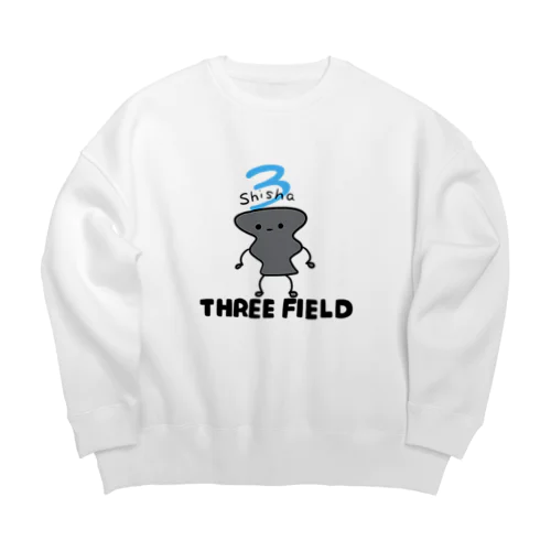 Three Fieldのすりぃくん ビッグシルエットスウェット