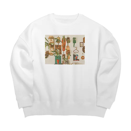 我が家のビカクウォール Big Crew Neck Sweatshirt