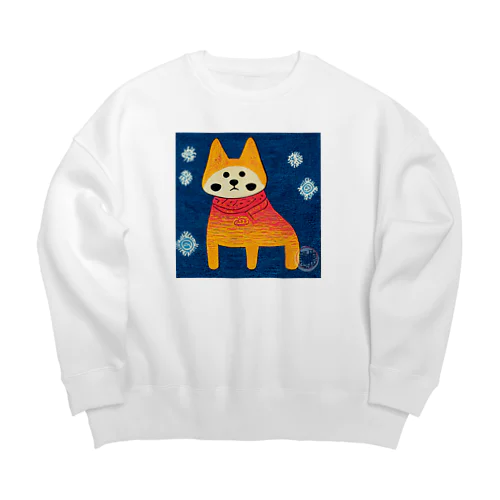 カラフルな生き物シリーズ Big Crew Neck Sweatshirt