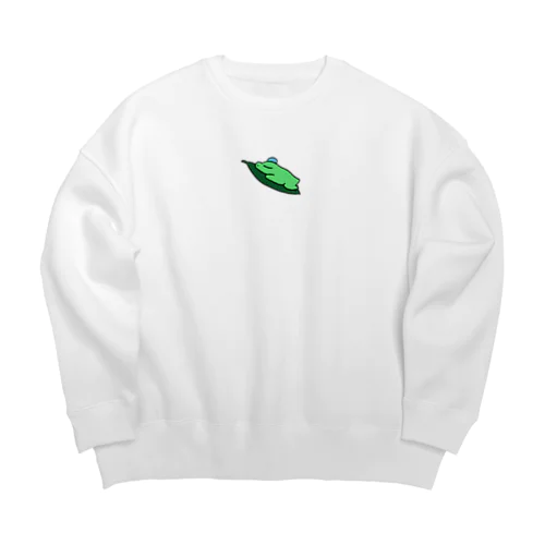 かえるぴょん Big Crew Neck Sweatshirt