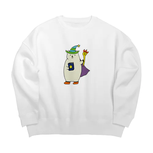 魔女っ子くま Big Crew Neck Sweatshirt