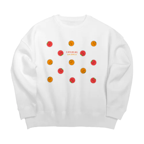 とまとまとまとwithおれんじ Big Crew Neck Sweatshirt