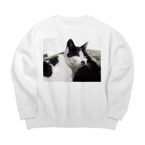 たまちゃん(ねこ) Big Crew Neck Sweatshirt