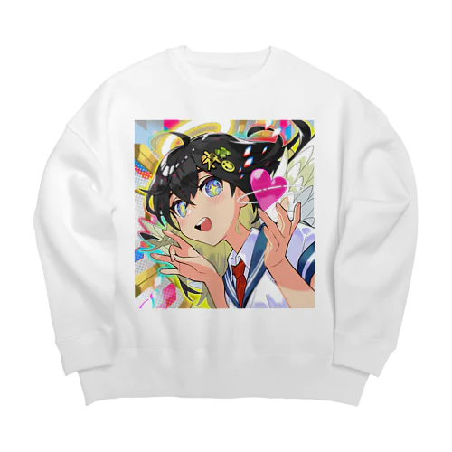 MEGAMI #1 グッズショップ Big Crew Neck Sweatshirt