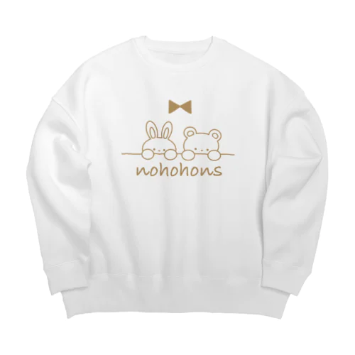 のんびりnohohons Big Crew Neck Sweatshirt