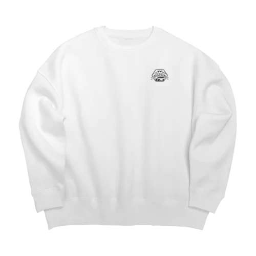 まちゃのキャンプ飯部ステッカーのアイテムです Big Crew Neck Sweatshirt