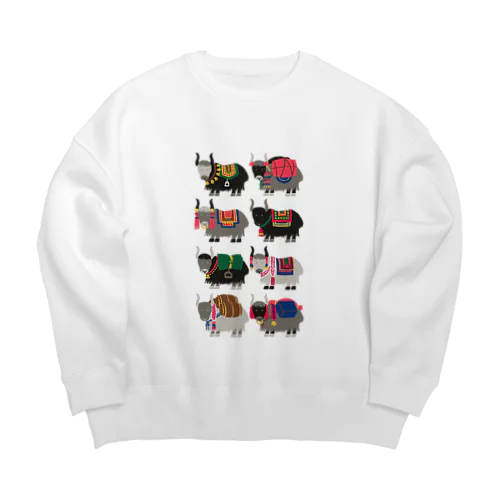 ヒマラヤのヤク Big Crew Neck Sweatshirt