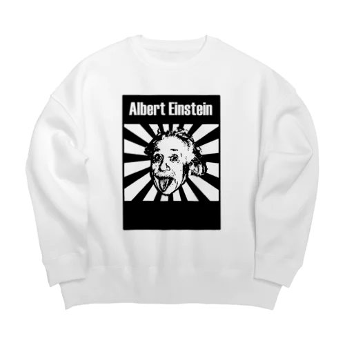アルベルト・アインシュタイン Albert Einstein Big Crew Neck Sweatshirt