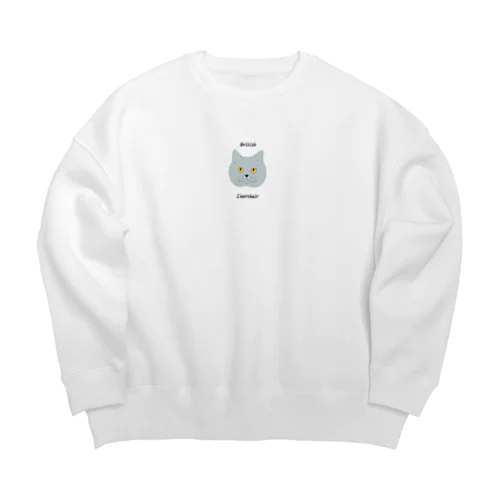 ブリティッシュショートヘア Big Crew Neck Sweatshirt