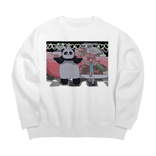 ちゅーか Big Crew Neck Sweatshirt