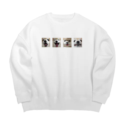 4ろんみ Big Crew Neck Sweatshirt