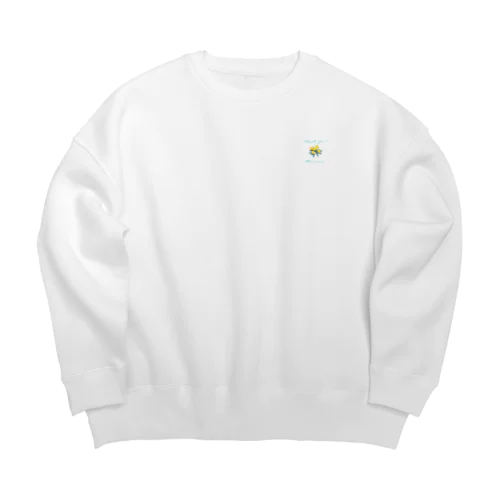 福寿草1000view記念シリーズ Big Crew Neck Sweatshirt